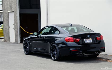 Black Sapphire BMW M4 with Matte Black HRE Wheels