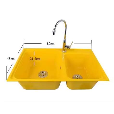 Fiberglass Double Bowl Kitchen Sink - Tstar Technology
