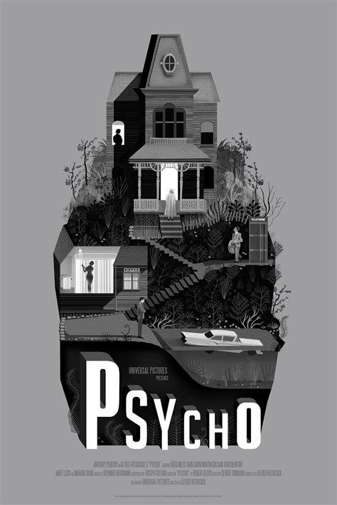 Psycho Rear Window Vertigo Movie Posters Release By Mondo | Alternative ...