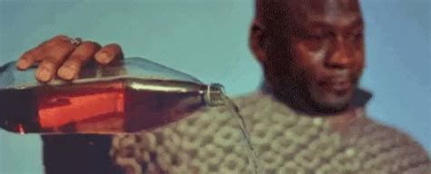 Michaeljordan Crying Sad Pouroneout | GIF | PrimoGIF