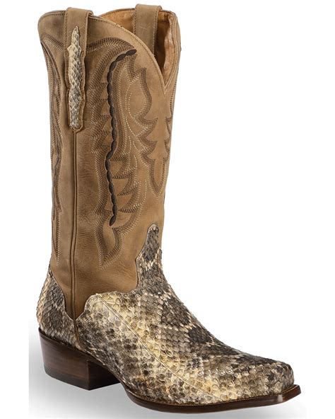 El Dorado Men's Eastern Diamondback Rattlesnake Exotic Boots | Boot Barn