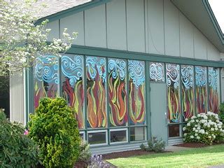 Window painting for Pentecost Sunday 2008 | Robin | Flickr