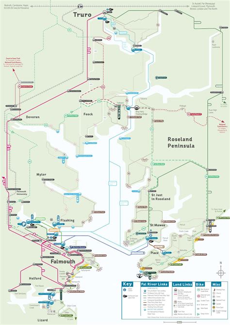 Fal River Links Map 2014 by Fal River Cornwall - Issuu