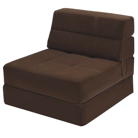 Costway Tri-Fold Fold Down Chair Flip Out Lounger Convertible Sleeper Bed Couch Dorm - Walmart.com