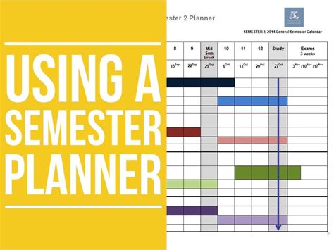 Using a Semester Planner - YouTube