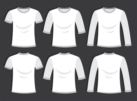 Blank T Shirt Outline Template
