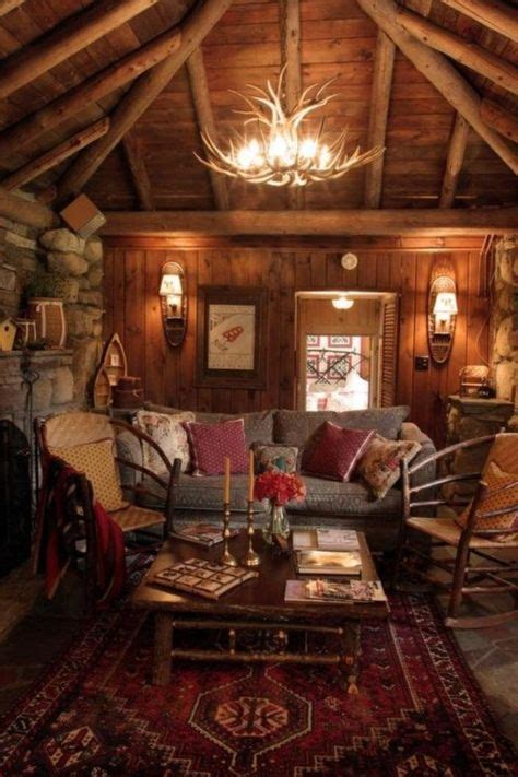 50+ Adorable Rustic Wooden Ceiling Design Inspirations | Cabin style, Rustic house, Rustic cabin