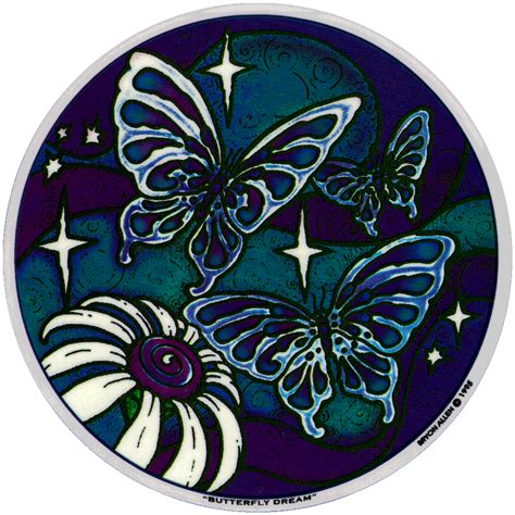 Butterfly Dream - Window Sticker / Decal - Peace Resource Project