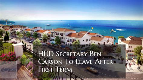 HUD Secretary Ben Carson To Leave After First Term To Private Sector