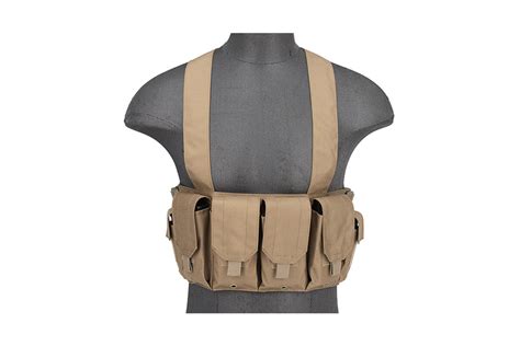 Rugged Tactical Chest Rig w/ 6X Magazine Pouches 1000D – Simple Airsoft