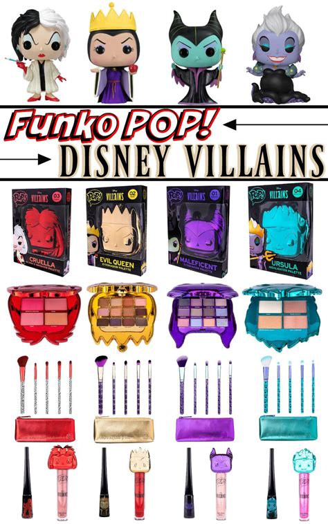 Funko POP x Disney Villains Makeup Collection Product Info & Availability | Disney villains ...