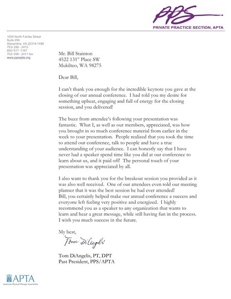 PPS testimonial letter - Connect the Dots