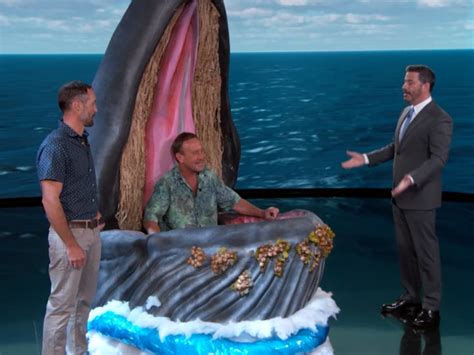 Man Swallowed by Whale Apologizes for 'Getting In His Way' During Jimmy Kimmel Appearance