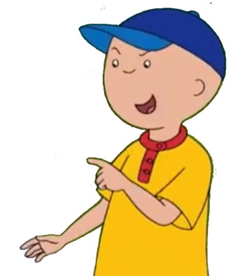 Caillou Calling Clementine ''Stupid'' PNG by TommyTonkaStudios on DeviantArt