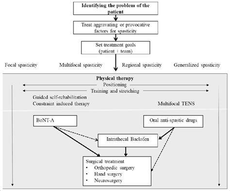 Treatment algorithm for spasticity. | Download Scientific Diagram