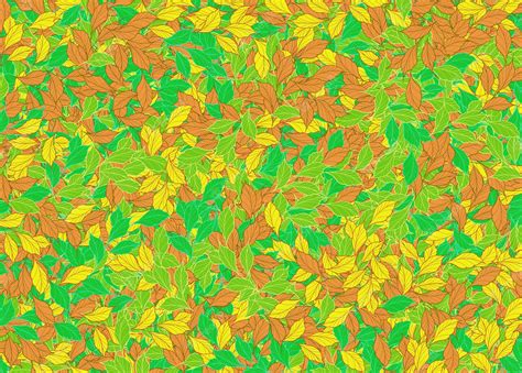 Premium Vector | Colorful leaves seamless fabric pattern