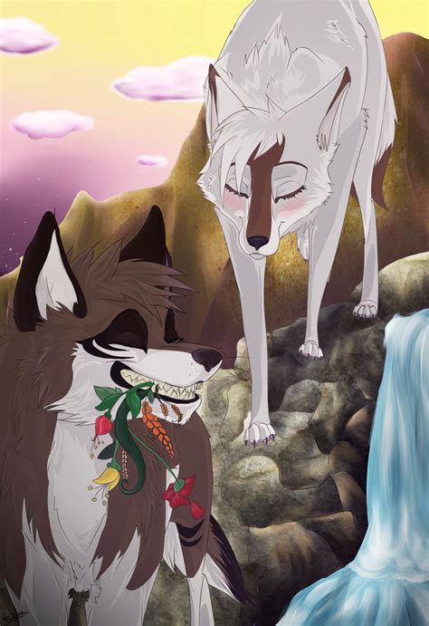 Anime Wolves In Love