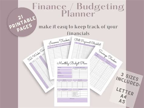 Budget Planner - Plan For Success HQ