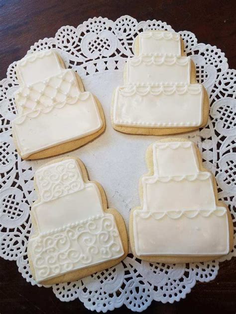 Wedding Cake Sugar Cookies - Maggie & Molly's Bakery