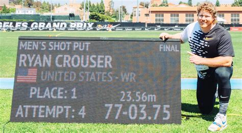 Updated: Ryan Crouser Breaks Own World Shot Put Record With 23.56m At ...