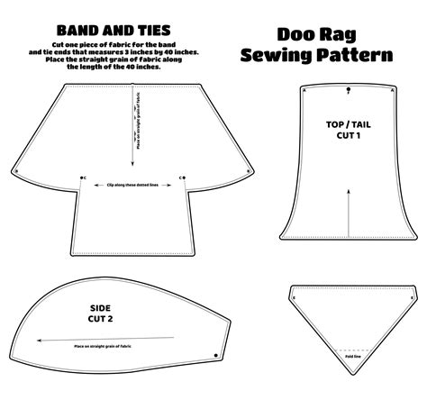 simplicity doo rag pattern - DimitriMiguel