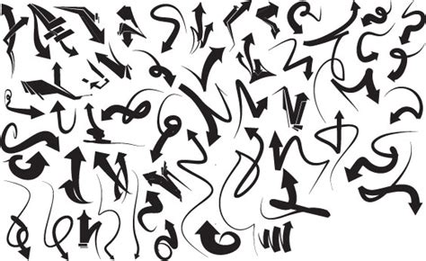 Graffiti Arrows (27008) Free AI Download / 4 Vector