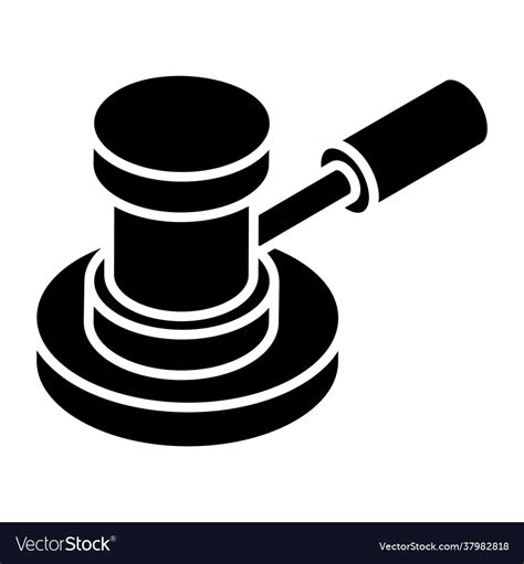 Auction hammer Royalty Free Vector Image - VectorStock