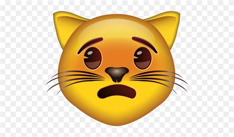 Crying Cat Emoji Clipart (#5545106) - PinClipart