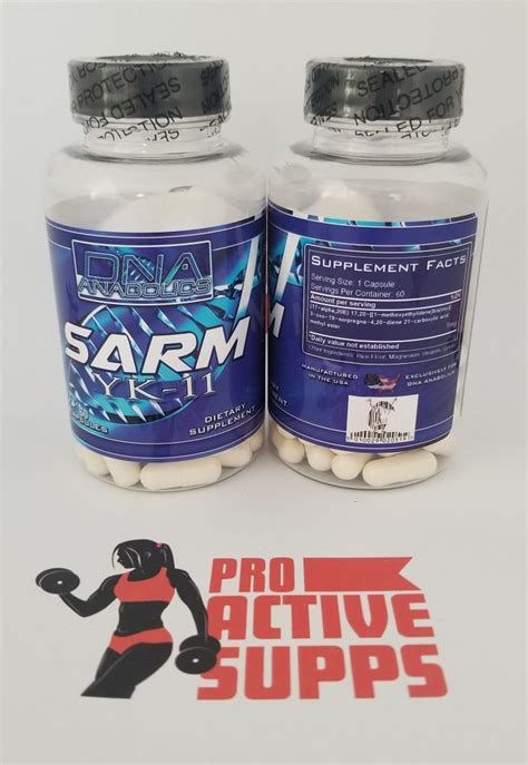 DNA ANABOLICS SARM YK-11 60ct - ProactiveSupps