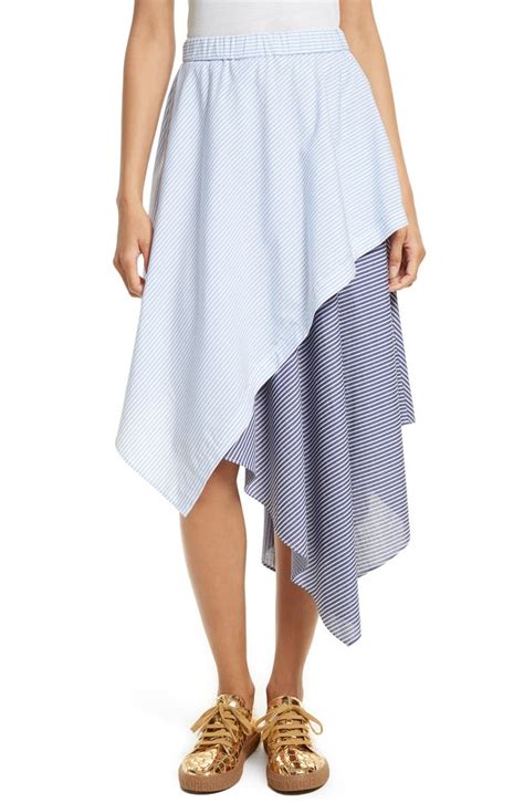 Opening Ceremony Cody Stripe Asymmetrical Skirt | Nordstrom