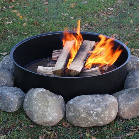 30" Fire Pit Ring for Bonfires and Cooking - Walden Backyards