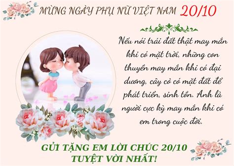 1001 lời chúc 20/10 cho người yêu ngọt ngào, tan chảy