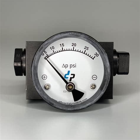 30PSI Aluminum PG Series (Differential Pressure Gauge) - Differential ...