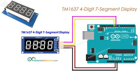 Arduino TM1637 4-Digit 7-Segment Display Arduino Tutorial, 40% OFF