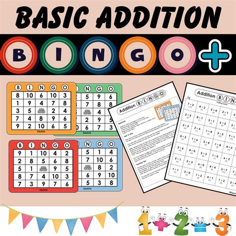 Addition Bingo Math Game | Made By Teachers