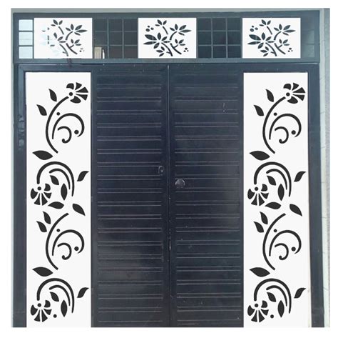 CNC Flower plant gate design | Gate designs modern, Metal gates design, Steel gate design