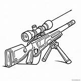 Detailed Sniper Rifle Coloring Page 29605 23400 sketch template