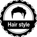 Hair style badge icon