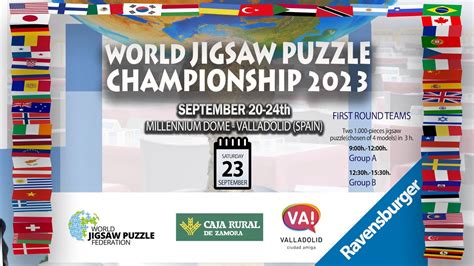 WORLD JIGSAW PUZZLE CHAMPIONSHIP 2023 - 23 SEPTEMBER IN THE MORNING - YouTube
