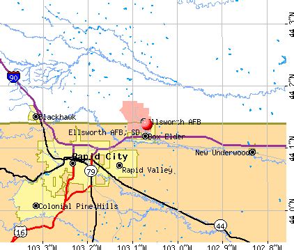 Ellsworth AFB, South Dakota (SD 57719) profile: population, maps, real ...