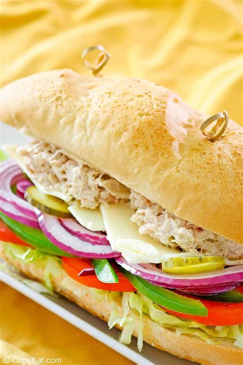 Subway tuna sandwich recipe – Artofit