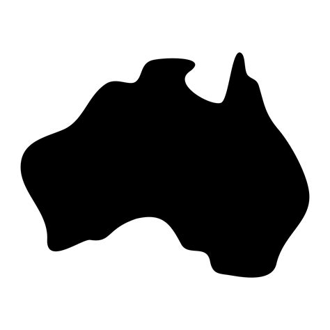 Australia Map Geography Shape vector icon 551137 Vector Art at Vecteezy