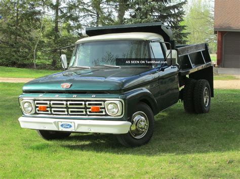 1965 Ford F - 350 Dump Truck, Green, Rare, Collector, Classic, Dually,