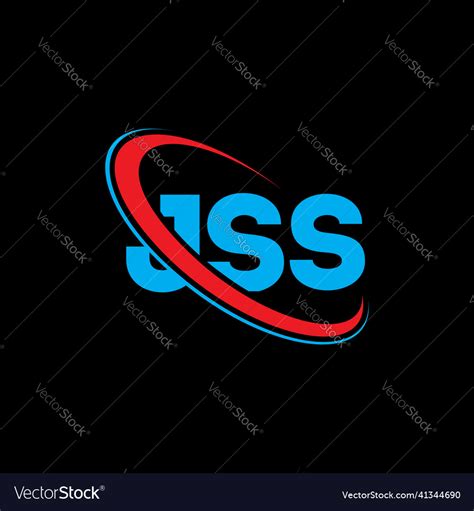 Jss logo letter design Royalty Free Vector Image