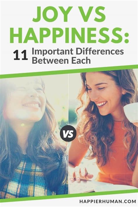 Joy VS Happiness: 11 Important Differences Between Each - Happier Human