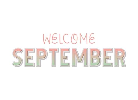 illustration of welcome september 21399200 Vector Art at Vecteezy