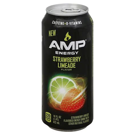 AMP Energy Strawberry Limeade Drink - Shop Sports & Energy Drinks at H-E-B