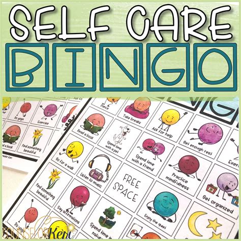 Self Care Game: Bingo Counseling Game to Practice Self Care Activities – Counselor Keri