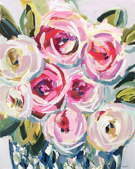 PRINT on Paper or Canvas, rose Abstract - Etsy | Flower drawing, Flower ...