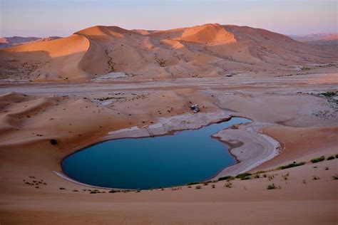 Rub Al Khali is a truly dry, hostile desert that even the Bedouins avoid. And so we had the ...